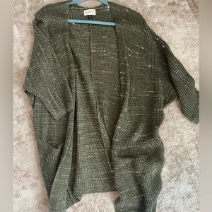 Army green cardigan from Target